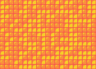 Soyut Geometrik Desen, üretken hesaplama sanatı, vektör illüstrasyonu 