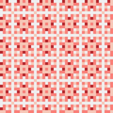 Soyut Geometrik Desen, üretken hesaplama sanatı, vektör illüstrasyonu