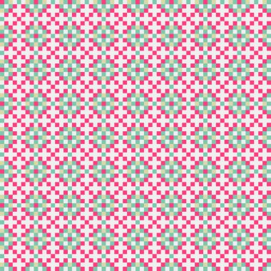 Soyut çapraz desenli üretken hesaplama sanatı çizimi