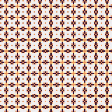 Soyut çapraz desenli üretken hesaplama sanatı çizimi