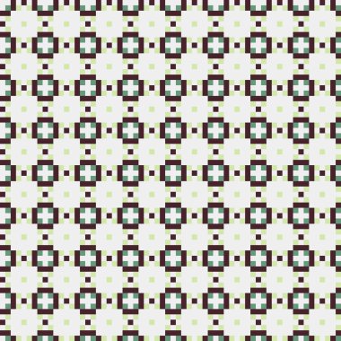 Soyut çapraz desenli üretken hesaplama sanatı çizimi