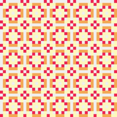 Soyut çapraz desenli üretken hesaplama sanatı çizimi