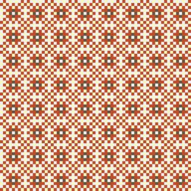 Soyut çapraz desenli üretken hesaplama sanatı çizimi