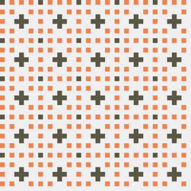 Soyut çapraz desenli üretken hesaplama sanatı çizimi