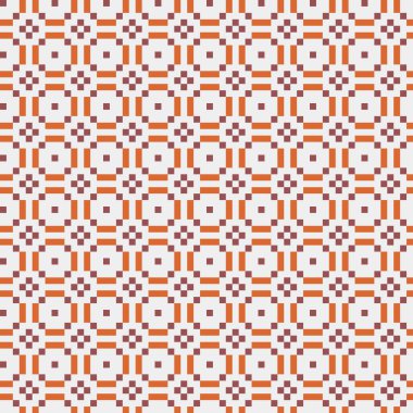 Soyut çapraz desenli üretken hesaplama sanatı çizimi