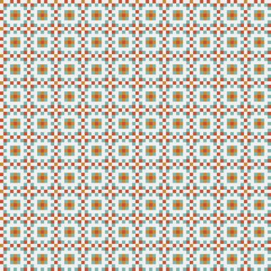 Soyut çapraz desenli üretken hesaplama sanatı çizimi