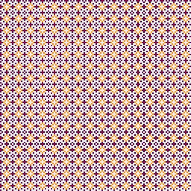 Soyut çapraz desenli üretken hesaplama sanatı çizimi