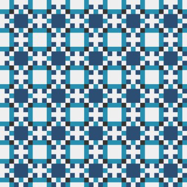 Soyut çapraz desenli üretken hesaplama sanatı çizimi