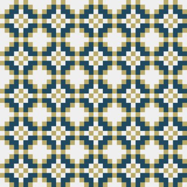 Soyut çapraz desenli üretken hesaplama sanatı çizimi