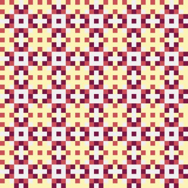 Soyut çapraz desen, üretken hesaplama sanatı illüstrasyonu