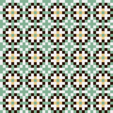 Soyut çapraz desen, üretken hesaplama sanatı illüstrasyonu