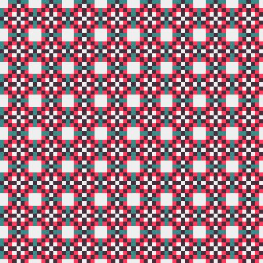 Soyut çapraz desen, üretken hesaplama sanatı illüstrasyonu