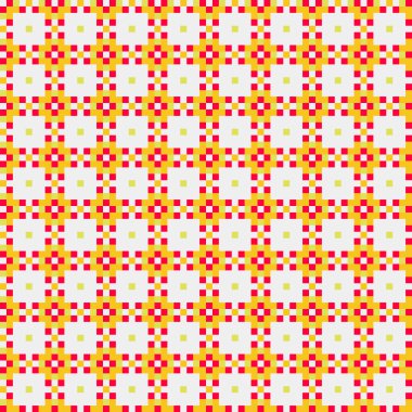 Soyut çapraz desen, üretken hesaplama sanatı illüstrasyonu