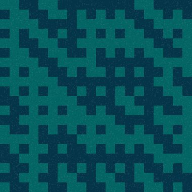 Soyut Geometrik Desen, üretken hesaplama sanatı, vektör illüstrasyonu 