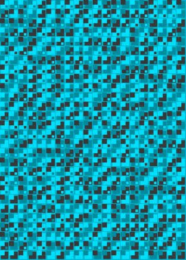 Soyut Geometrik Desen, üretken hesaplama sanatı çizimi