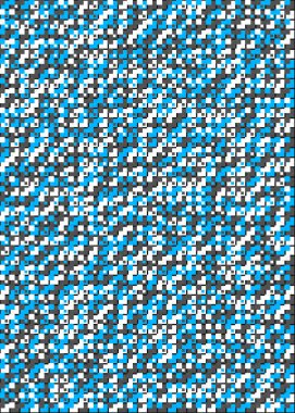 Soyut Geometrik Desen, üretken hesaplama sanatı çizimi