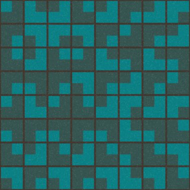 Soyut Geometrik Desen, üretken hesaplama sanatı çizimi