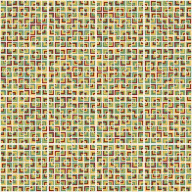 Soyut Geometrik Desen, üretken hesaplama sanatı çizimi