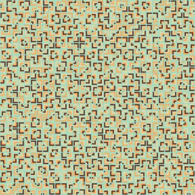 Soyut Geometrik Desen, üretken hesaplama sanatı çizimi