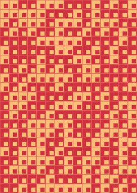 Soyut Geometrik Desen, üretken hesaplama sanatı çizimi