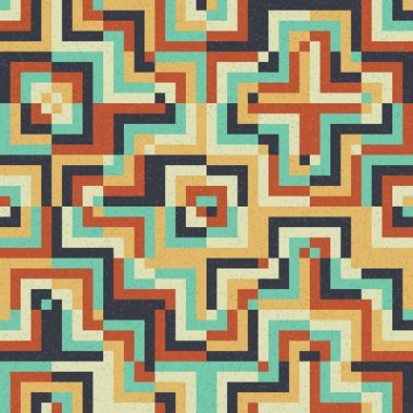 soyut geometrik desen, vektör illüstrasyonu  