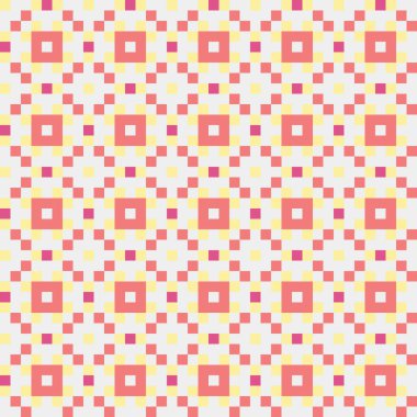 Soyut çapraz desen, üretken hesaplama sanatı, vektör illüstrasyonu 