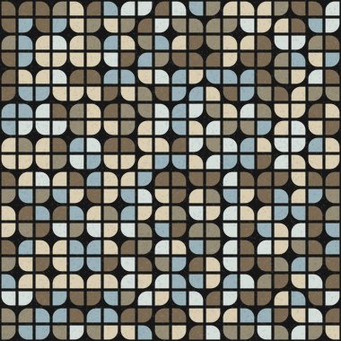 Soyut Geometrik Desen üretken hesaplama sanatı çizimi