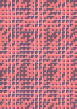 Soyut Geometrik Desen, üretken hesaplama sanatı çizimi