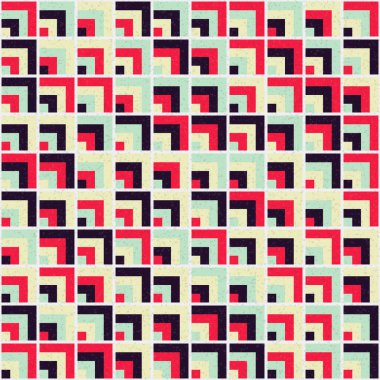 Soyut Geometrik Desen, hesaplama sanatı çizimi