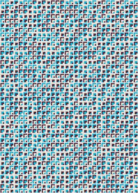 Soyut Geometrik Desen, üretken hesaplama sanatı çizimi