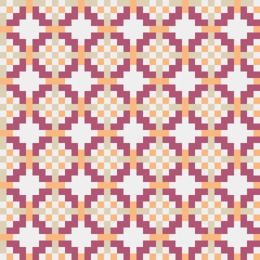 Soyut geometrik desen, üretici hesaplama vektörü çizimi