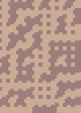 Soyut Geometrik Desen, üretken hesaplama sanatı çizimi