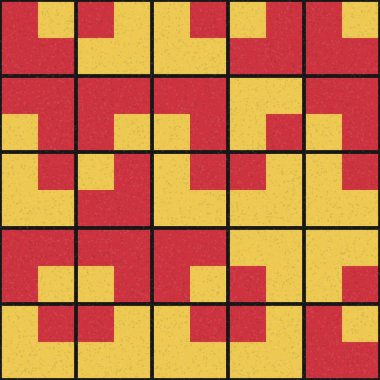 Soyut Geometrik Desen, üretken hesaplama sanatı, vektör illüstrasyonu 