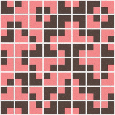 Soyut Geometrik Desen, üretken hesaplama sanatı çizimi