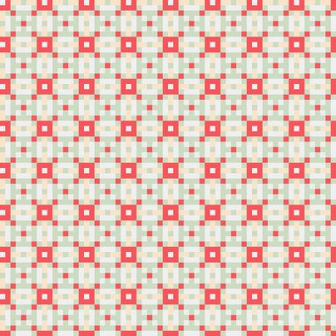 Soyut çapraz desen, üretken hesaplama sanatı, vektör illüstrasyonu 