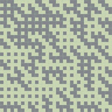 Soyut Geometrik Desen, üretken hesaplama sanatı, vektör illüstrasyonu 