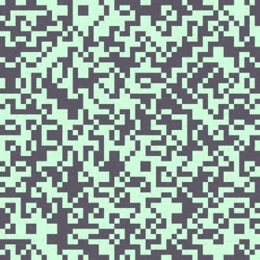 Soyut Geometrik Desen Üretken hesaplama sanatı, vektör illüstrasyonu