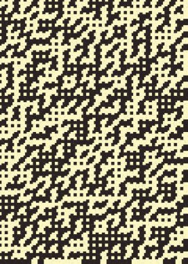 Soyut Geometrik Desen, üretken hesaplama sanatı çizimi