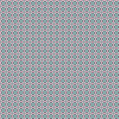 Soyut çapraz desen, üretken hesaplama sanatı, vektör illüstrasyonu 