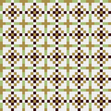 Soyut çapraz desen, üretken hesaplama sanatı, vektör illüstrasyonu 