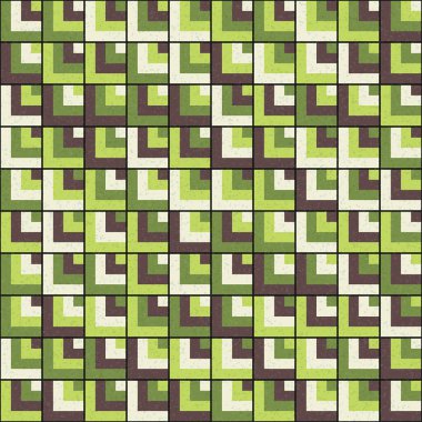 Soyut Geometrik Desen, üretken hesaplama sanatı, vektör illüstrasyonu 