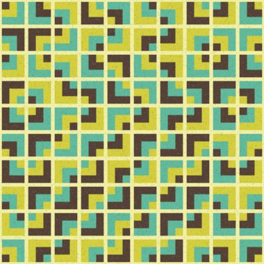 Soyut Geometrik Desen, üretken hesaplama sanatı çizimi