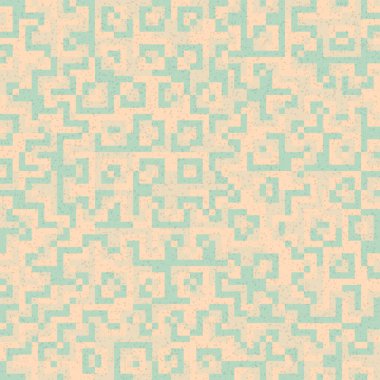 Soyut Geometrik Desen, üretken hesaplama sanatı çizimi