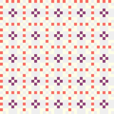 Soyut çapraz desen, üretken hesaplama sanatı, vektör illüstrasyonu 