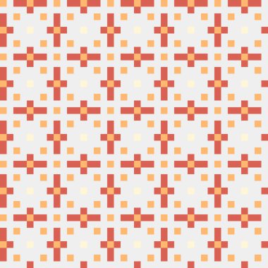 Soyut çapraz desen, üretken hesaplama sanatı, vektör illüstrasyonu 