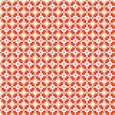 Soyut çapraz desen, üretken hesaplama sanatı, vektör illüstrasyonu 