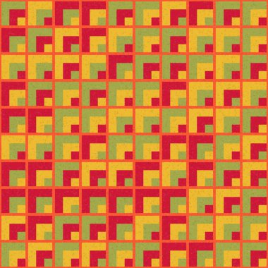 Soyut Geometrik Desen, üretken hesaplama sanatı, vektör illüstrasyonu 