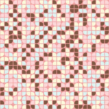 Soyut Geometrik Desen üretken hesaplama sanatı çizimi