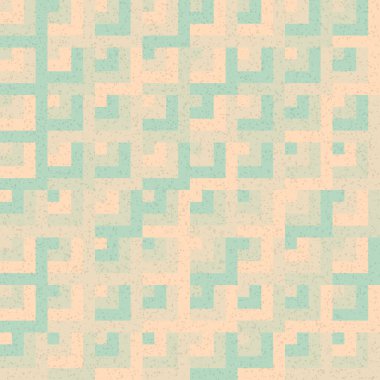 Soyut Geometrik Desen Üretken hesaplama sanatı, vektör illüstrasyonu