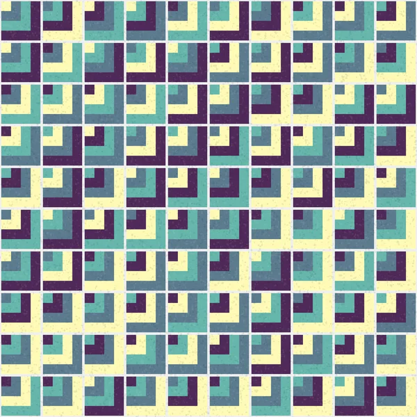 Soyut Geometrik Desen, üretken hesaplama sanatı, vektör illüstrasyonu 